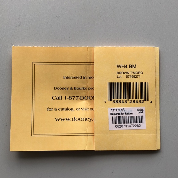 Like New! With Box! Dooney & Bourke Brown T’moro Wristlet - Picture 2 of 3